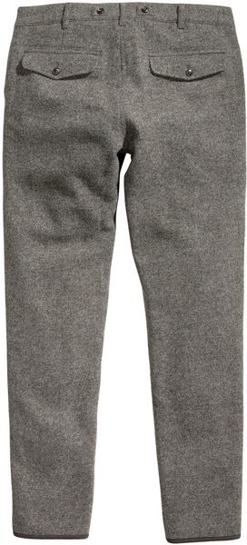 wool chinos