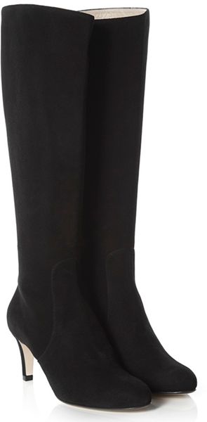 hobbs black knee high boots