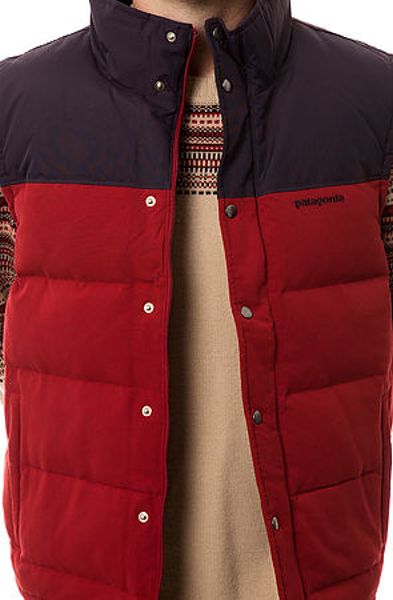 Patagonia The Bivy Down Vest in Red for Men | Lyst