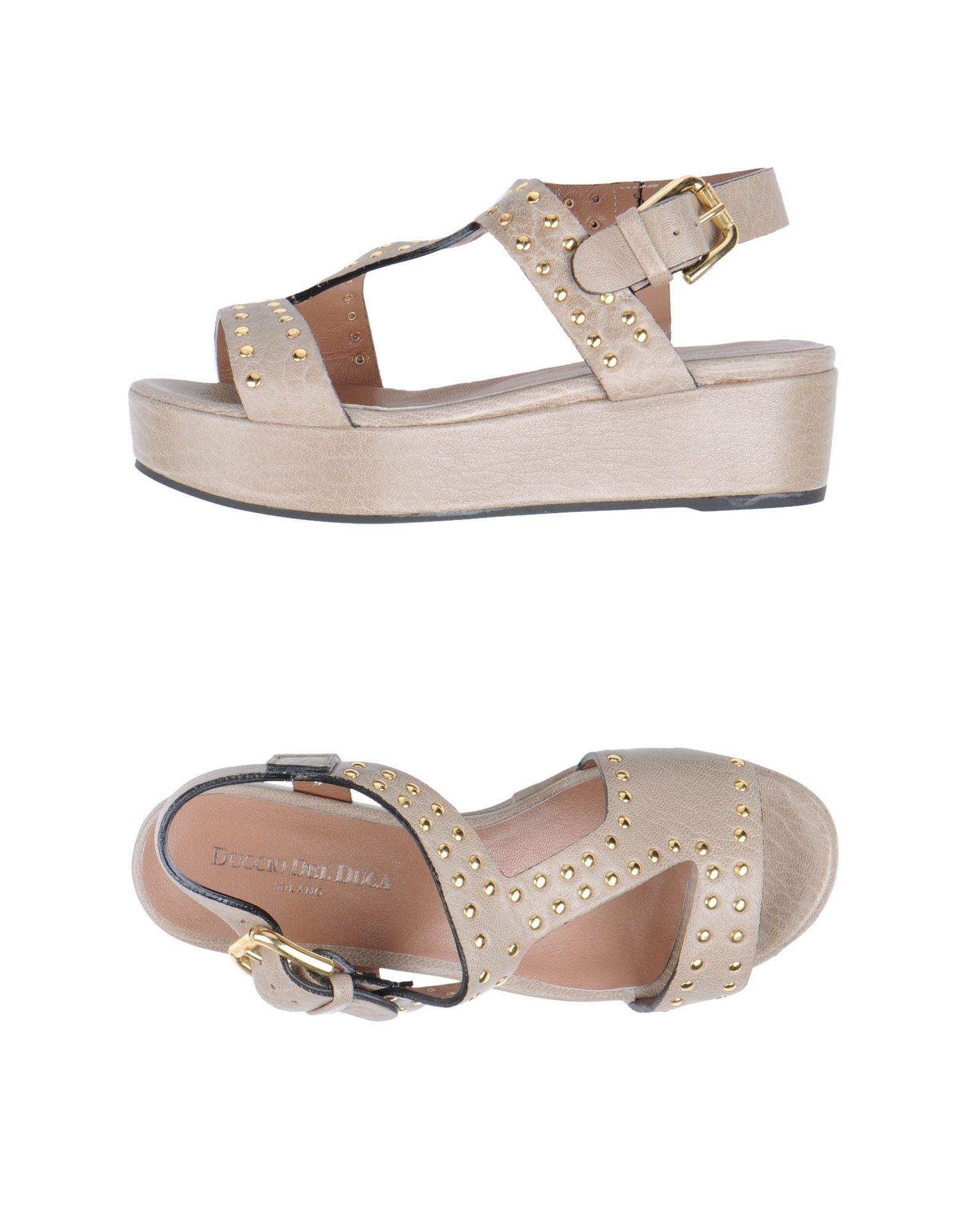 Duccio Del Duca Wedge in Beige (Light grey) Lyst Duccio Del Duca Wedge in Beige (Light grey) Lyst