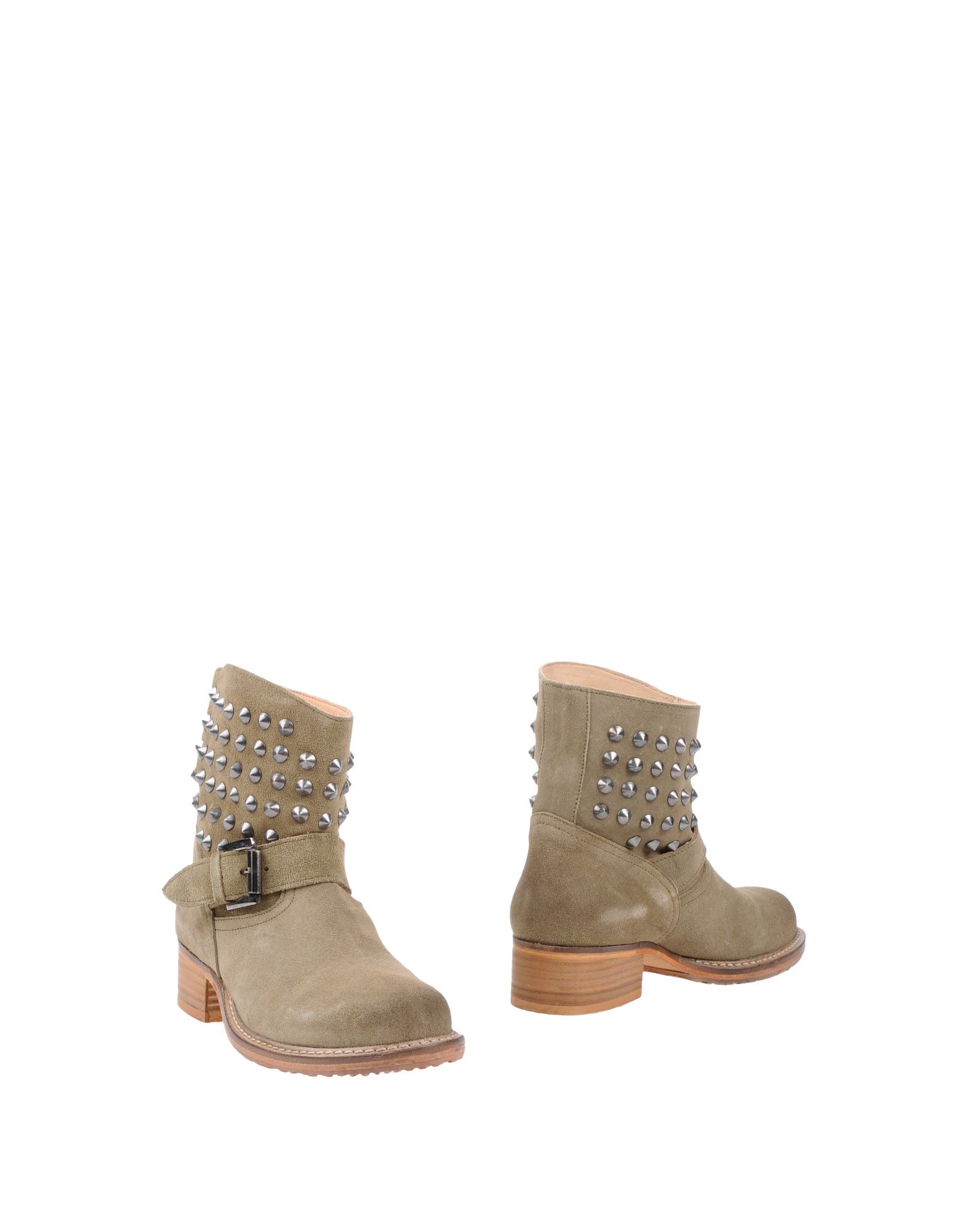 Lola Cruz Ankle Boots in Green (Military green) | Lyst