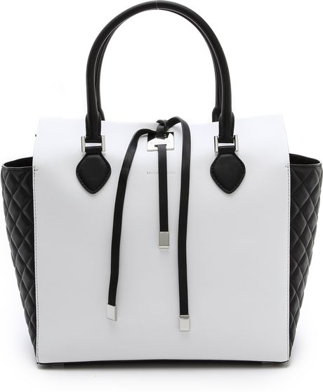 michael kors optic white tote