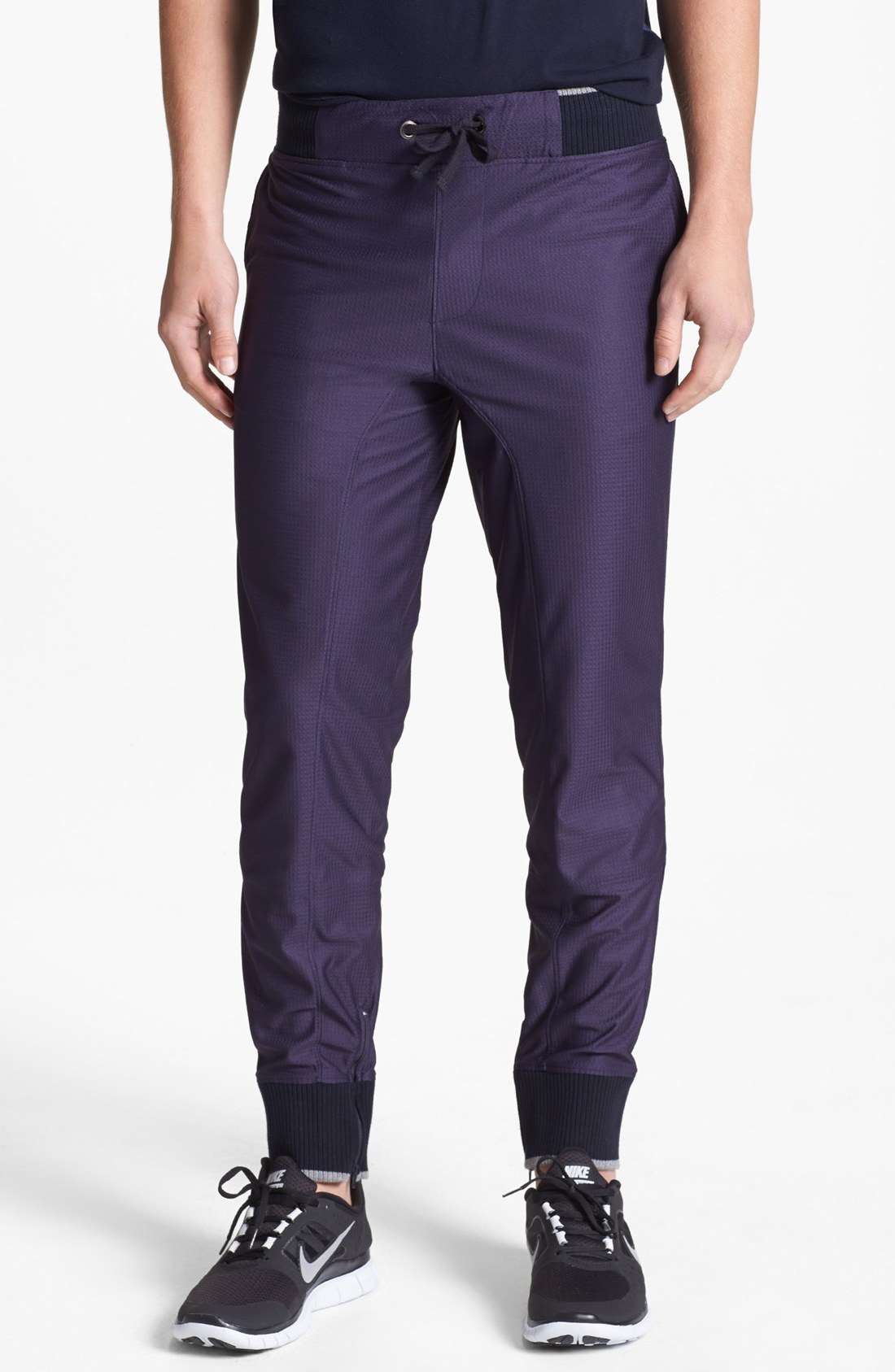 Numberlab Cool Tech Double Layer Track Pants in Blue for Men (Navy) Lyst