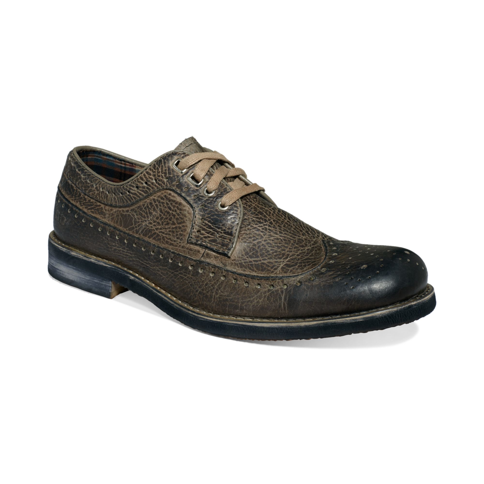 Bed Stu Beacon Wingtip Oxfords in Gray for Men (Grey Iceland) | Lyst