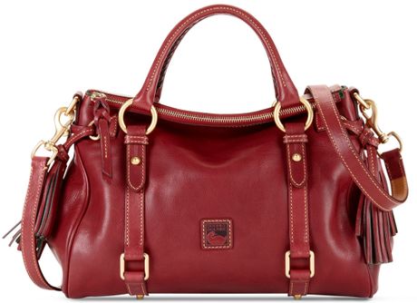 red dooney florentine satchel