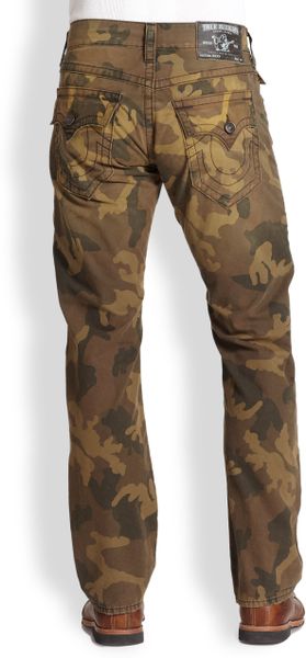 true religion camo joggers