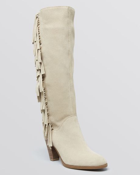 beige tall boots