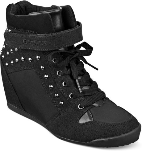 guess shoes sneakers wedge glitter