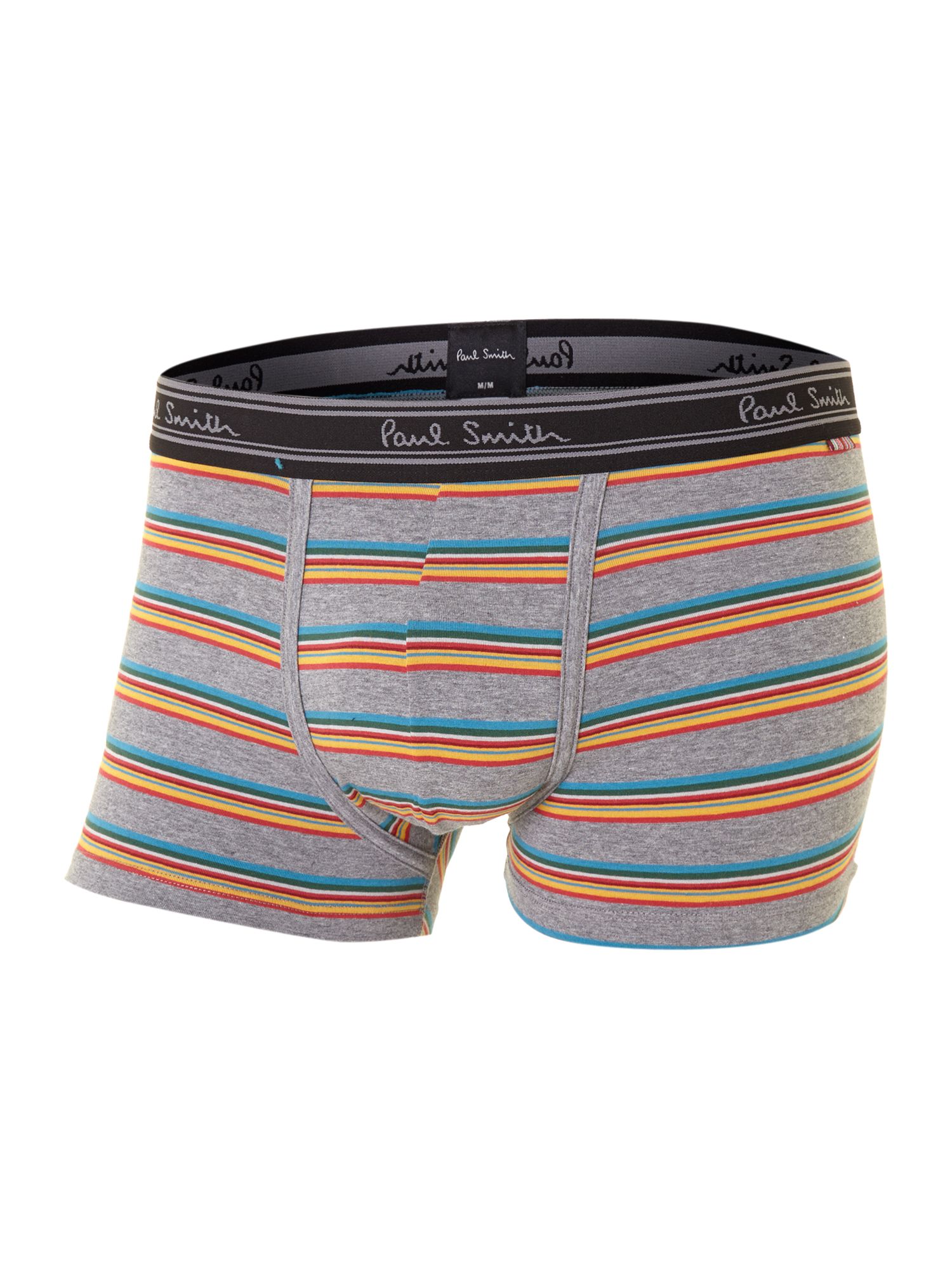 Paul Smith Multi Block Classic Stripe Underwear Trunk in Orange for Men
