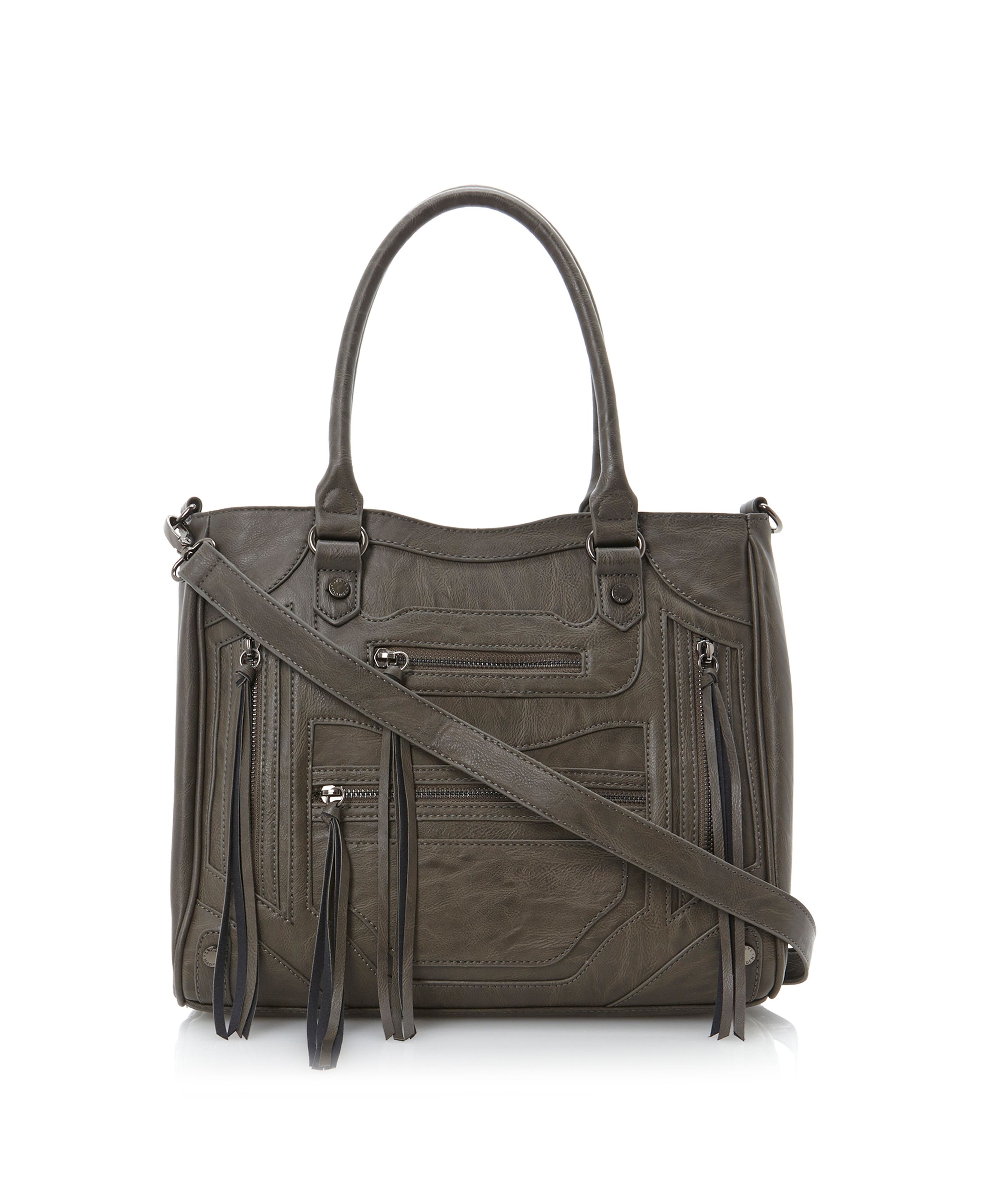 steve madden grey tote bag