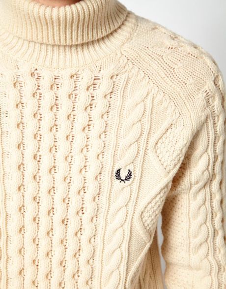 mens white roll neck sweater