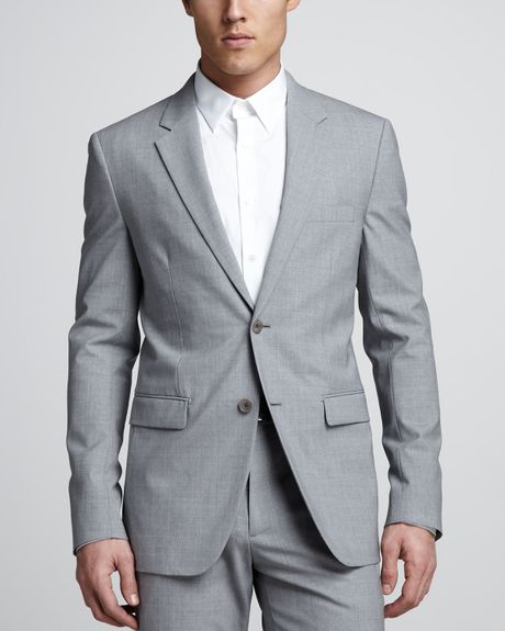 Theory Xylo Np Heathered Stretchwool Sport Coat in Gray for Men (38) | Lyst