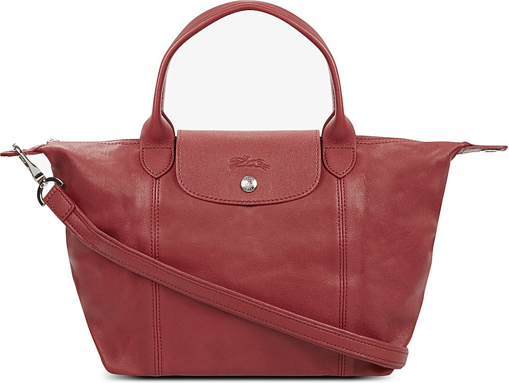 mini red handbag