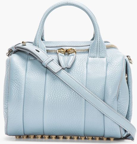 alexander wang blue bag