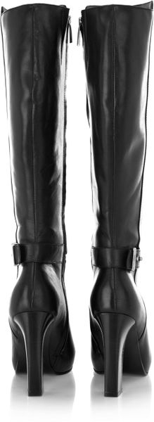 karen millen gemstone embellished knee high boot