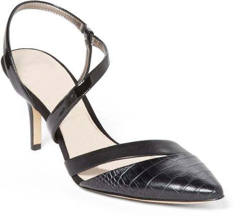 sam edelman tanessa croc embossed slingback pumps