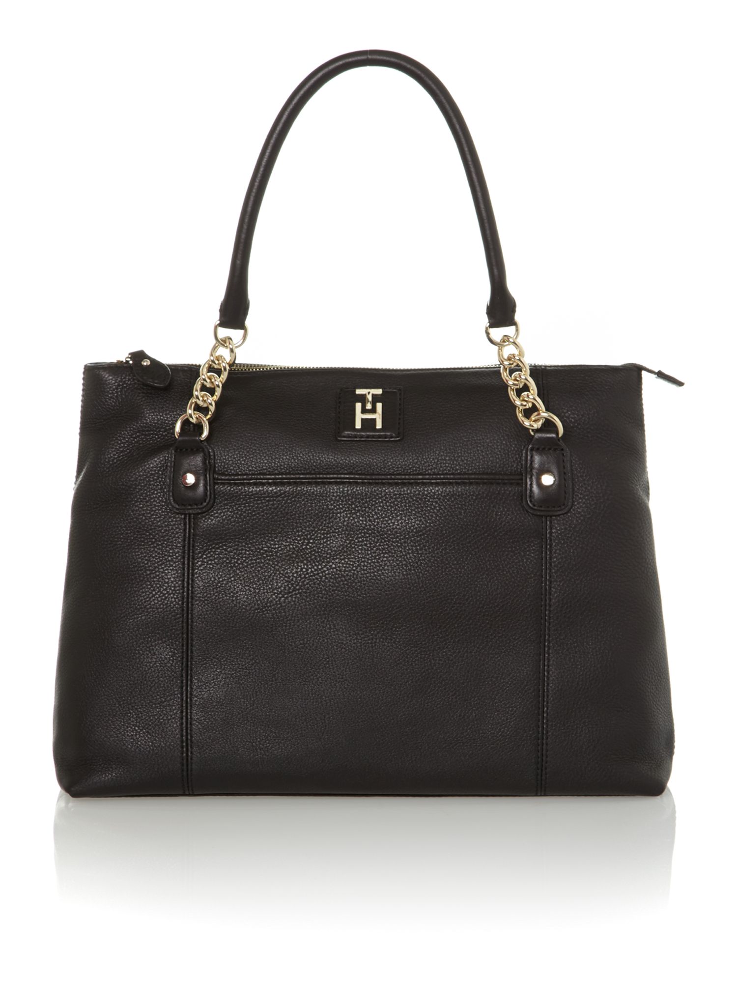 Tommy Hilfiger Ines Black Large Tote Bag in Black Lyst