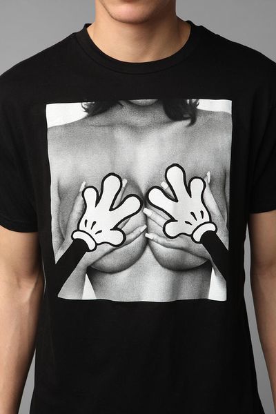 Urban Outfitters Emperors New Clothes Hands Off Tee in Black for Men
