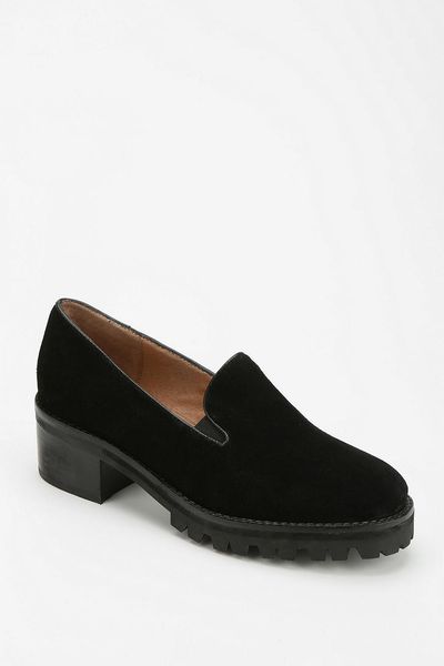Urban Outfitters Treaded Loafer in Black | Lyst