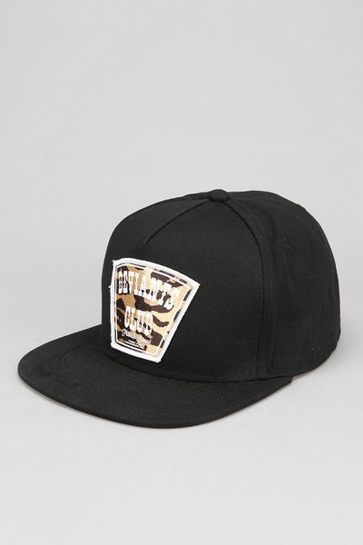 Urban Outfitters Publish Abbot Strapback Hat in Black for Men | Lyst