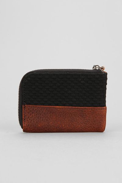 Urban Outfitters Publish Bingham Zip Wallet in Brown (BLACK) | Lyst