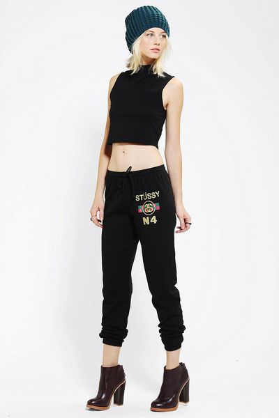 stussy sweatpants womens