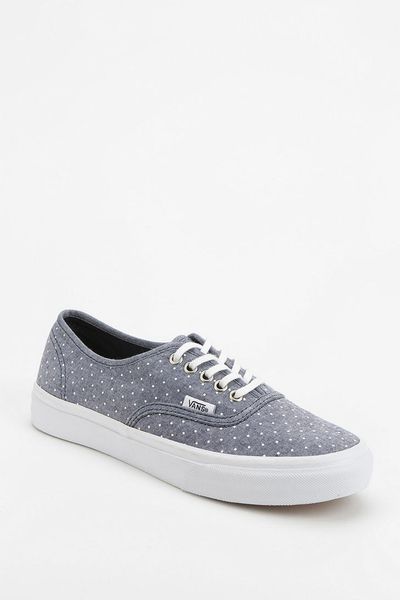 Urban Outfitters Vans Authentic Chambray Polka Dot Womens Sneaker in ...