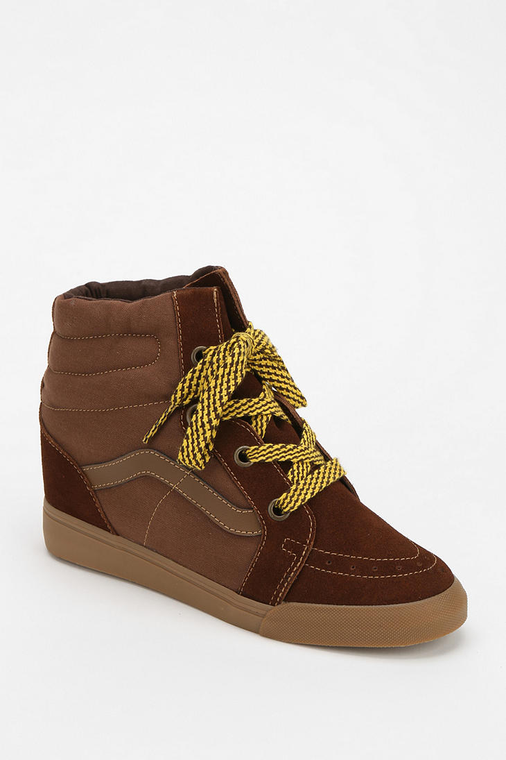 Urban Outfitters Sk8hi Hidden Wedge Womens Hightop Sneaker in Brown Lyst