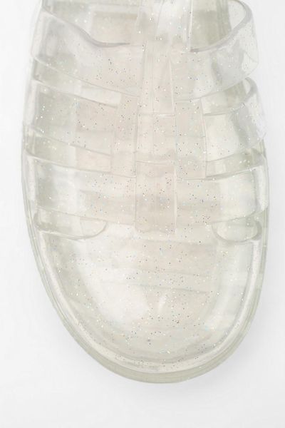 Urban Outfitters Juju Footwear Maxi Jelly Sandal in Transparent (CLEAR ...