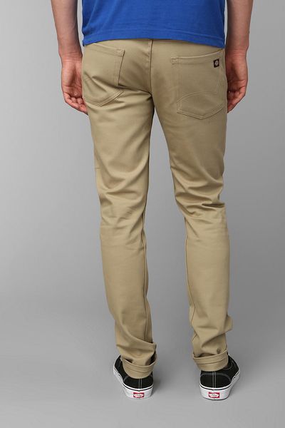 Urban Outfitters Dickies Skinny Fit 5pocket Pant in Khaki for Men | Lyst