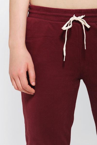 Urban Outfitters Bdg Cuff Track Pant in Red (MAROON) | Lyst