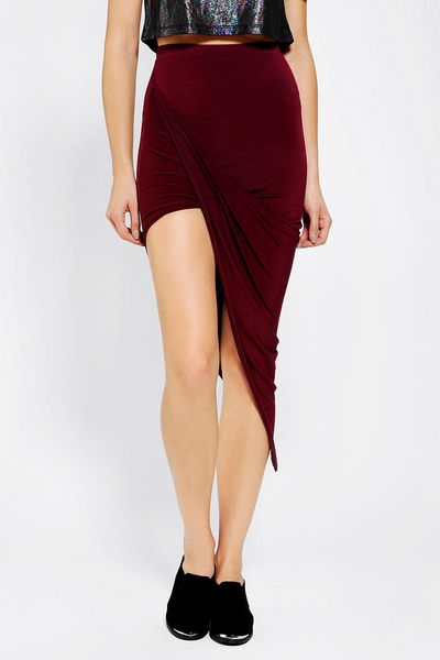 wine color ball gown