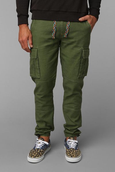 olive cargo pants men