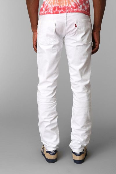 white levi 511 jeans