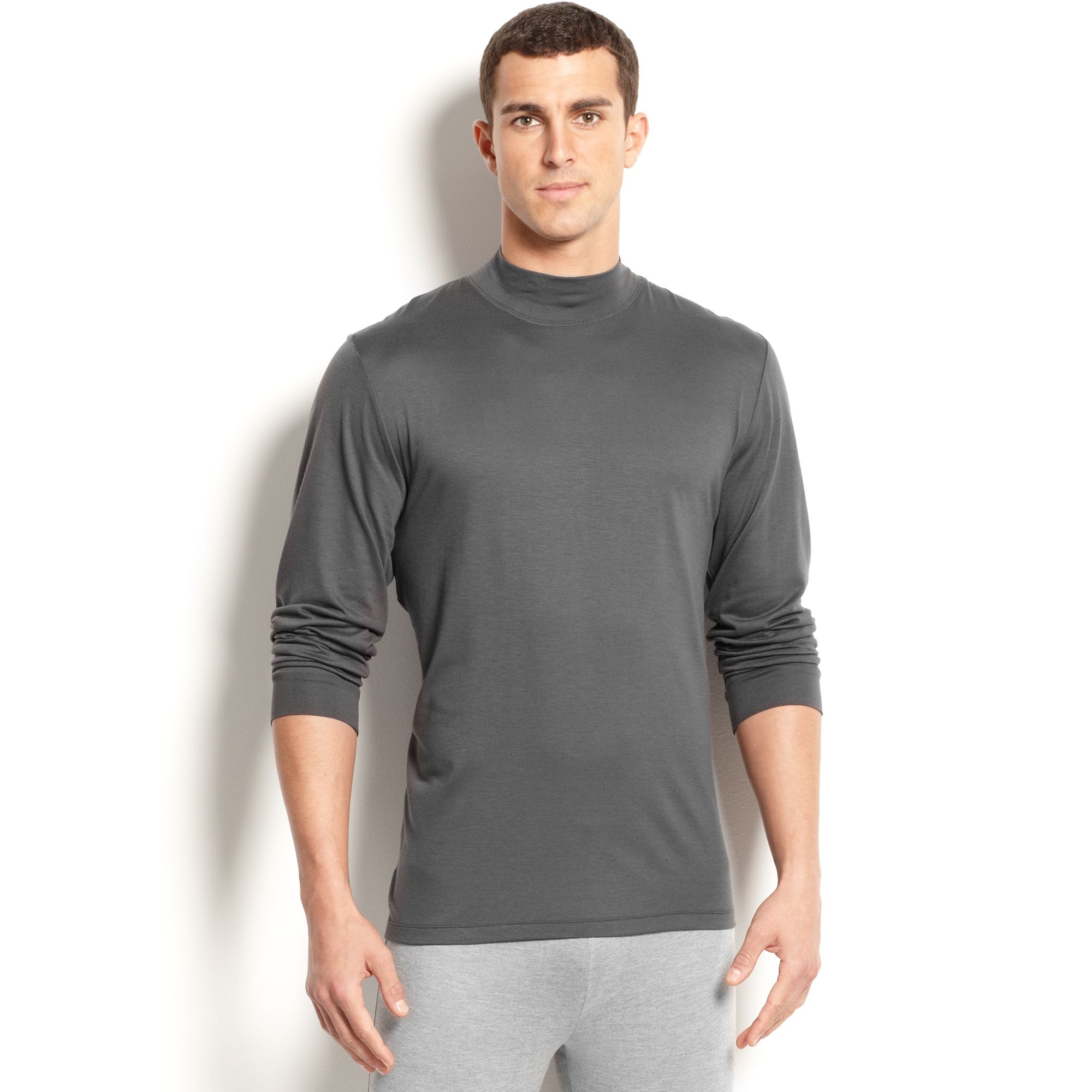 mock neck shirt