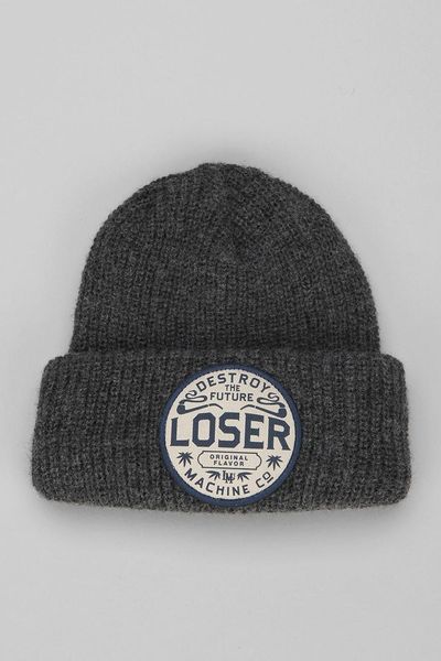 Urban Outfitters Dark Seas Firefly Beanie in Black for Men (CHARCOAL)
