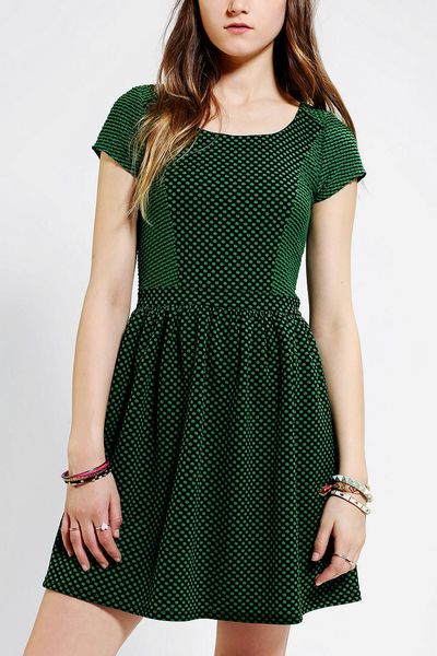 Urban Outfitters Cooperative School House Dress in Green | Lyst