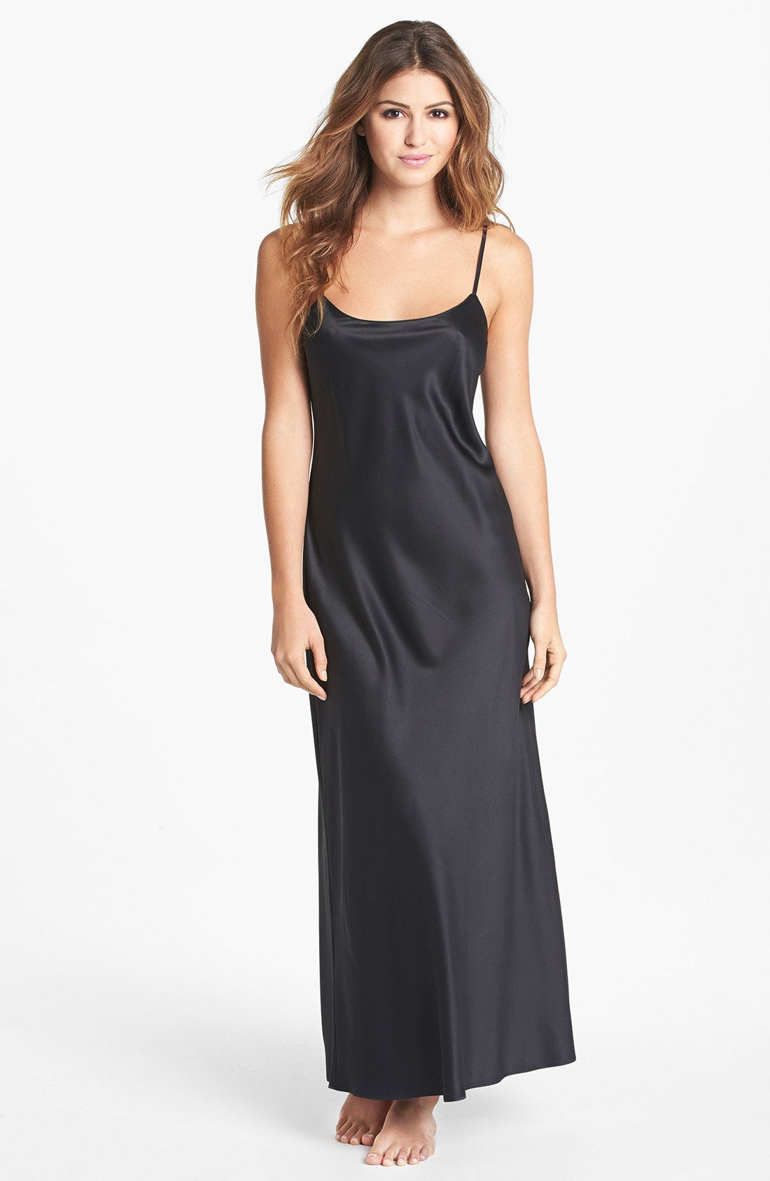 Natori Long Black Nightgown Night gown, Black nightgown