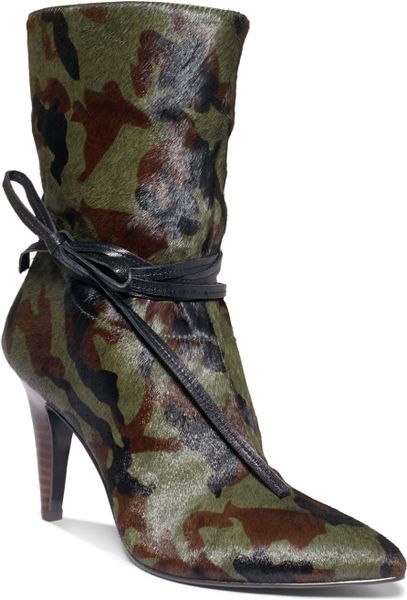 nine west camo heels