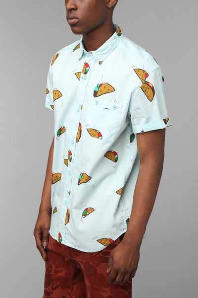 Urban Outfitters The Taco Buttondown Shirt in Blue for Men | Lyst