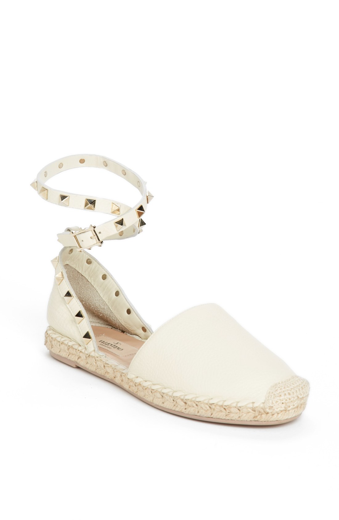 valentino espadrilles white