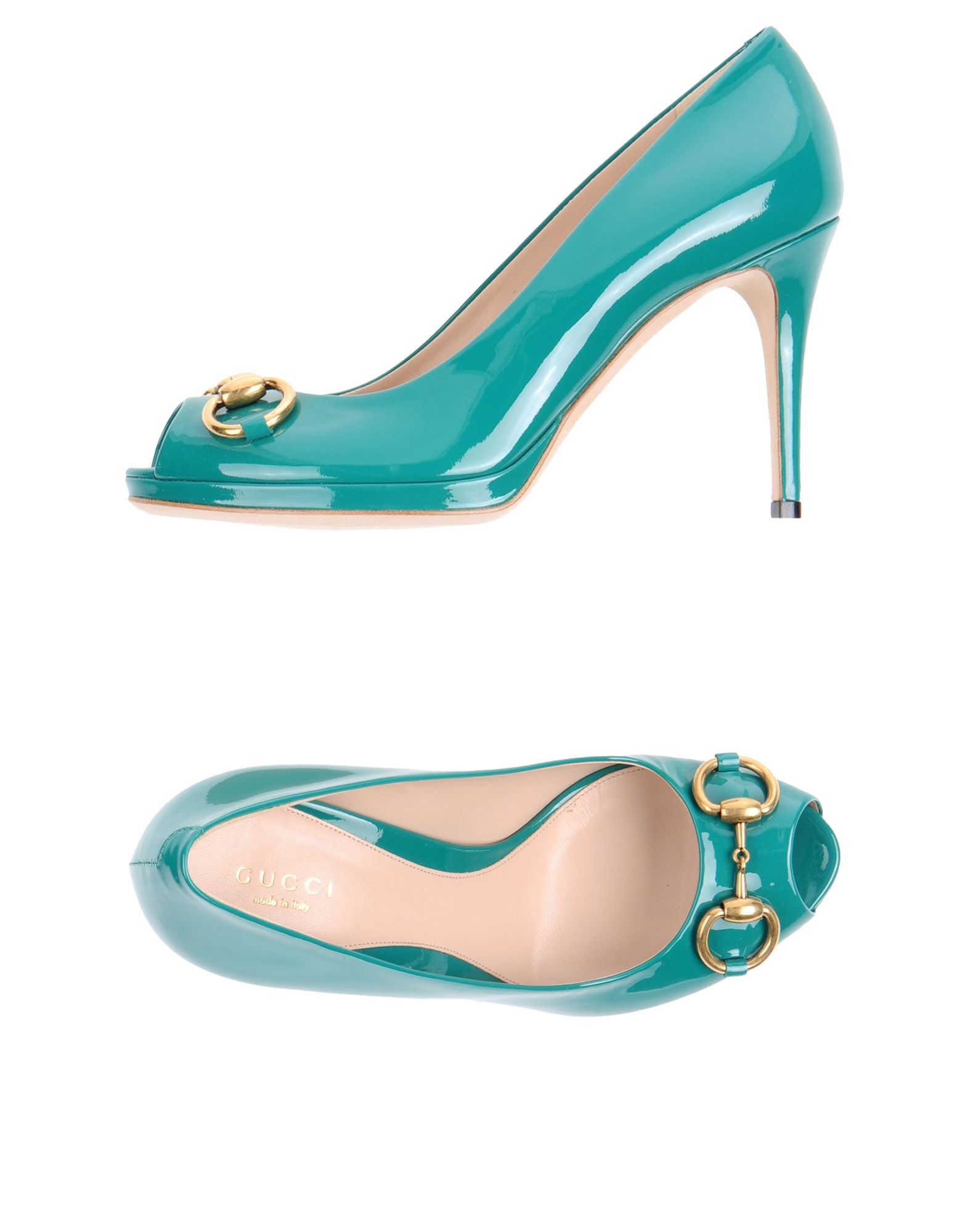 gucci emerald green heels