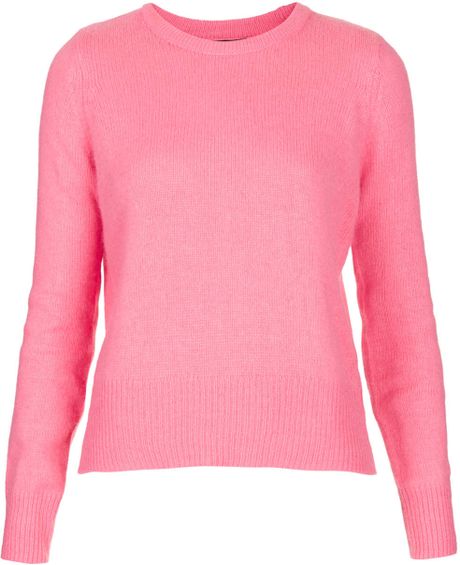 bubblegum pink jumper