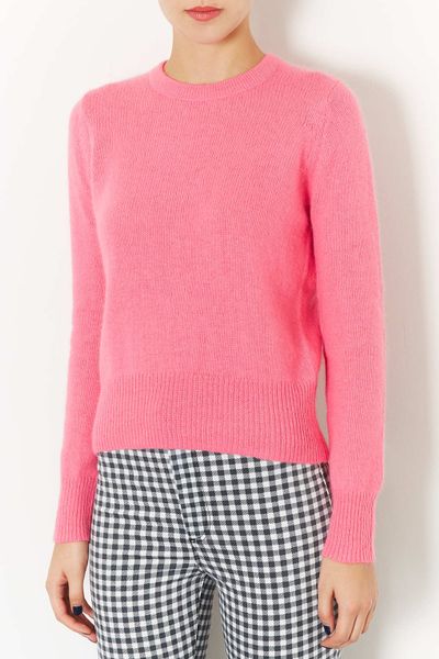 bubblegum pink jumper