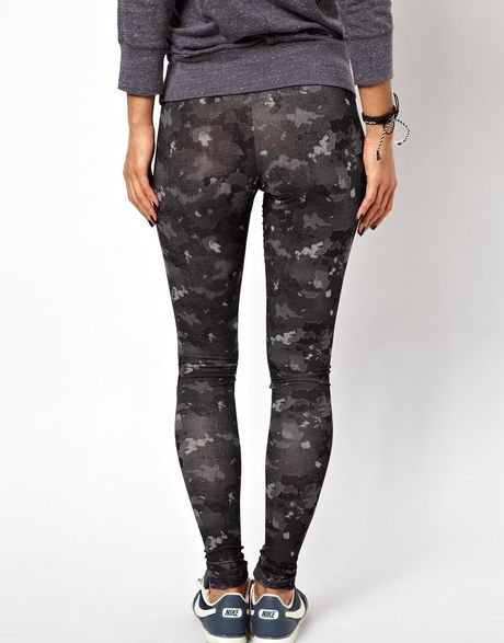 womens nike leggings grey