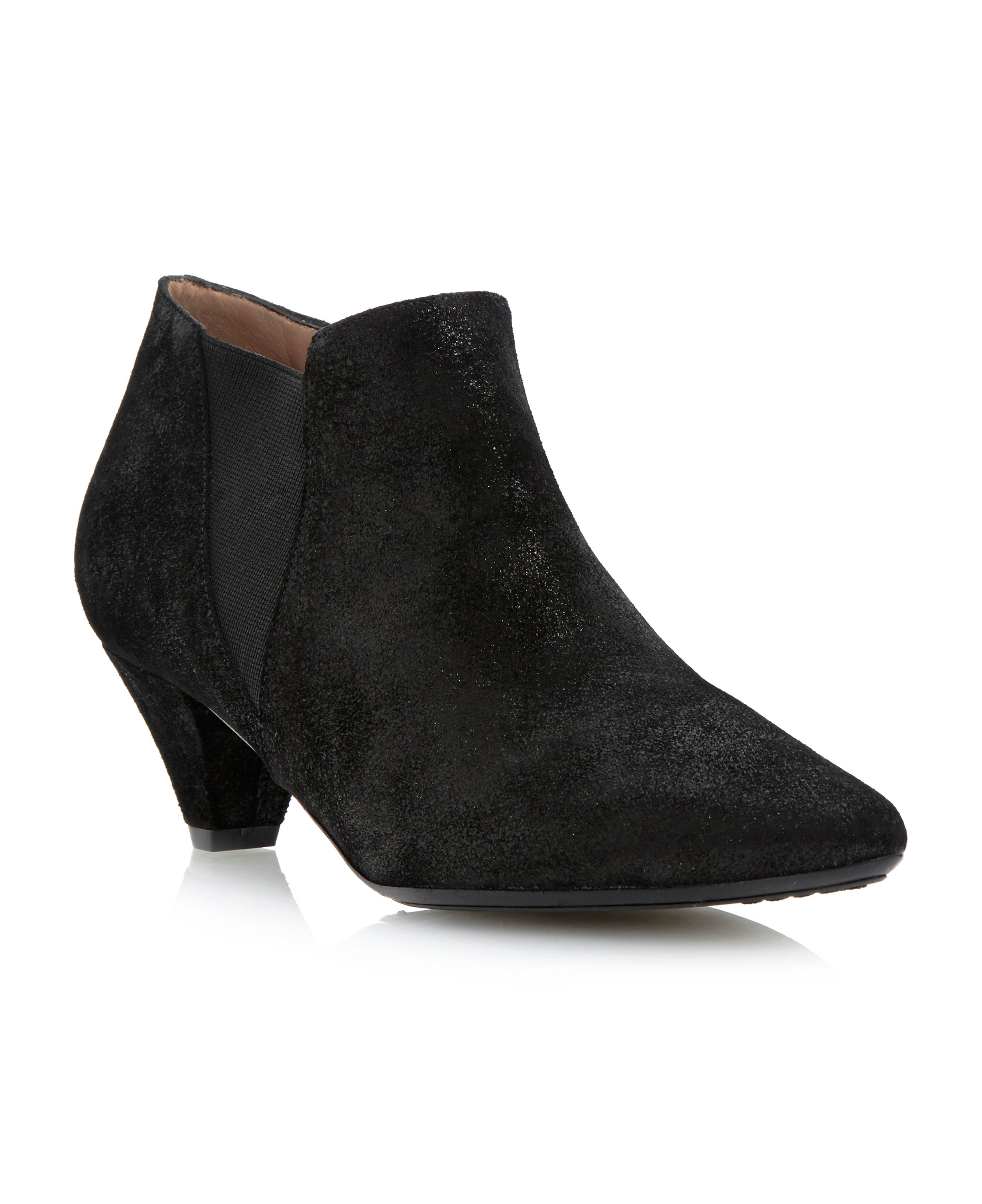 ankle boots with kitten heels