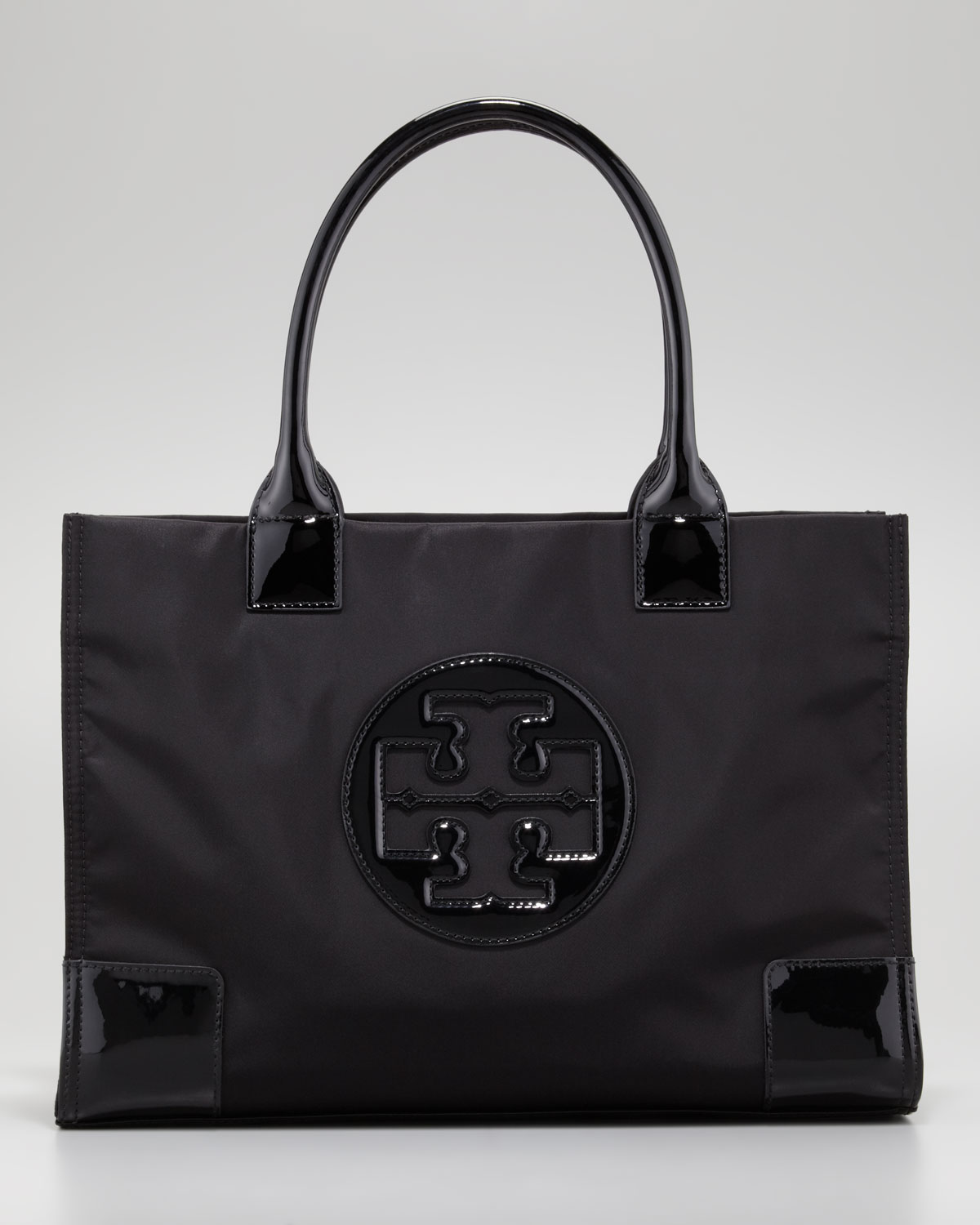 Tory Burch Mini Ella Tote Bag in Black | Lyst