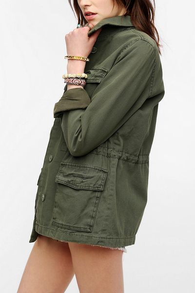 Urban Outfitters Ecote Classic Surplus Jacket in Green (BRIGHT GREEN ...