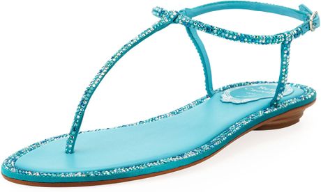 turquoise embellished sandals