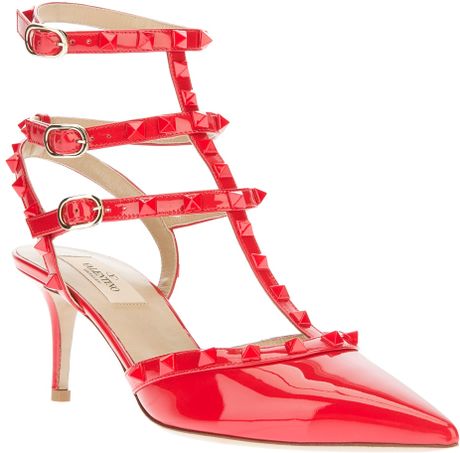 sandal rockstud valentino patent